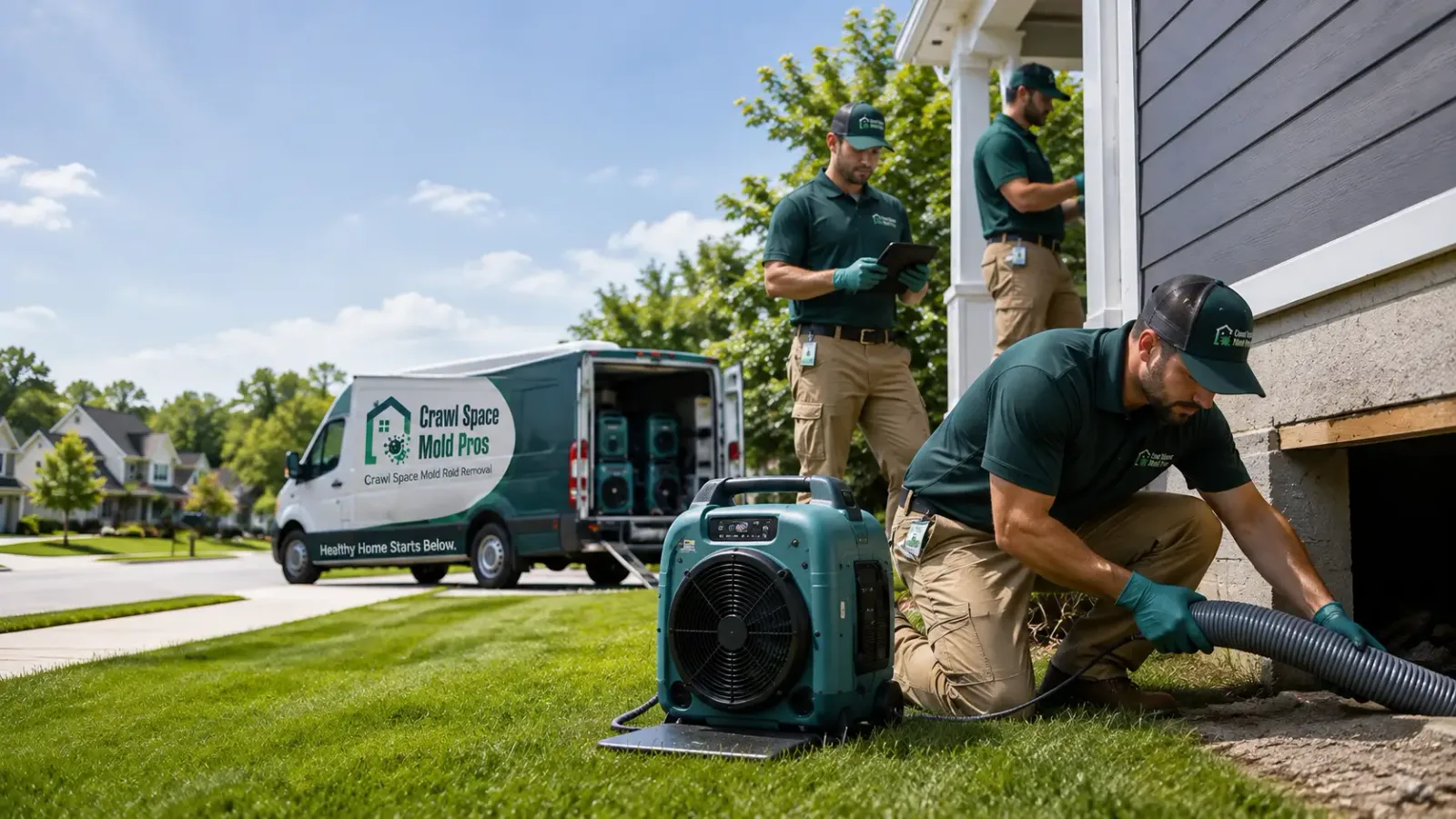 Crawl Space Mold Removal in Fairfax, CA